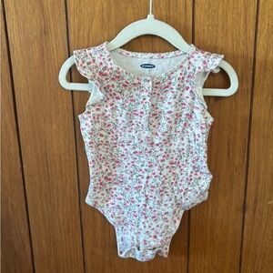 Old Navy Floral Baby Onesie